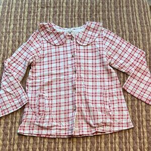 Kate Quinn gingham bell sleeve swing coat